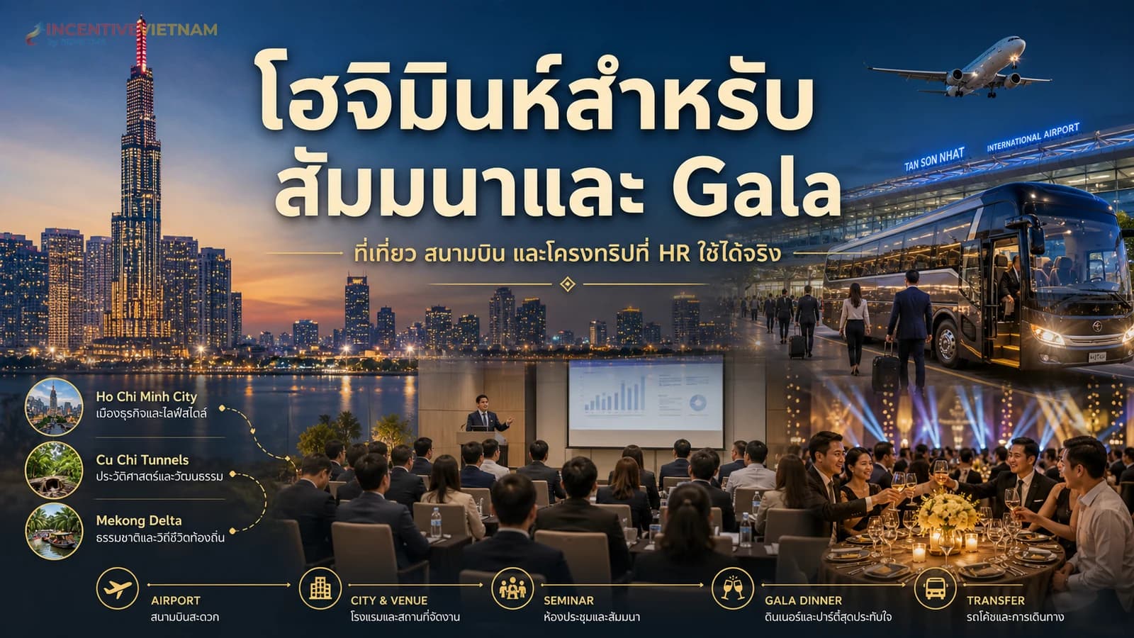ภาพปกบทความโฮจิมินห์สำหรับสัมมนาและ Gala ขององค์กร