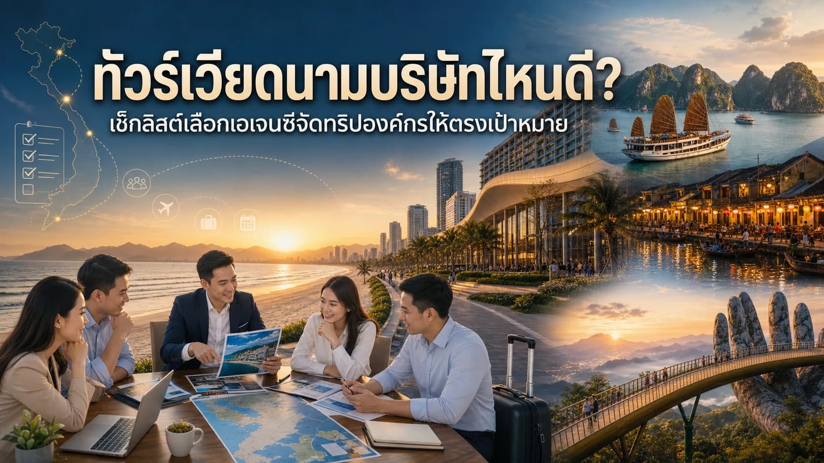 เช็กลิสต์เลือกบริษัทจัดทัวร์เวียดนามสำหรับทริปองค์กร