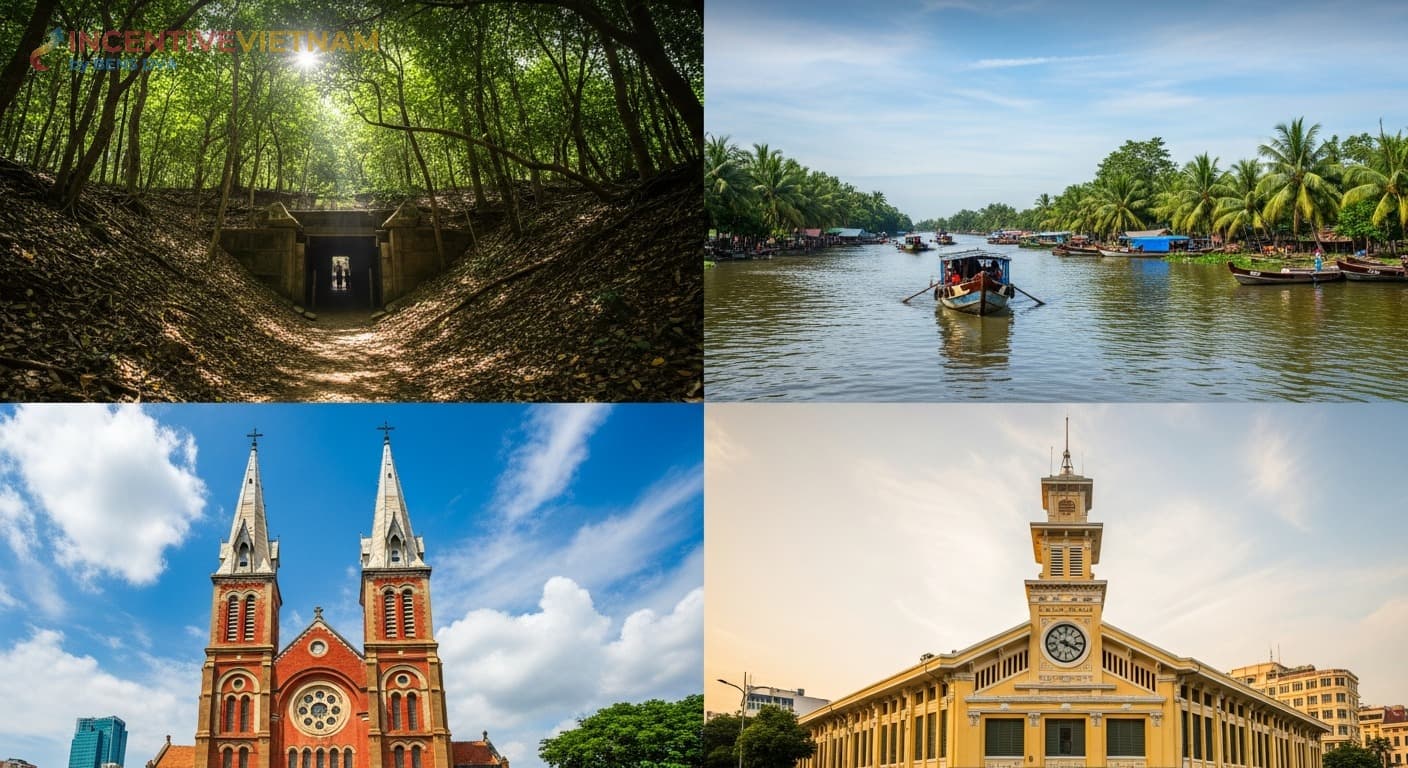 กิจกรรมไฮไลท์ โฮจิมินห์ 4 วัน: ไซ่ง่อนจัดเต็ม Gala Dinner Team Building