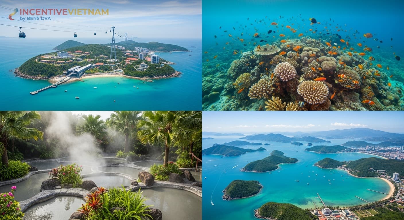 กิจกรรมไฮไลท์ ญาจาง 4 วัน: VinWonders เกาะ Hon Tre ดำน้ำ Team Building
